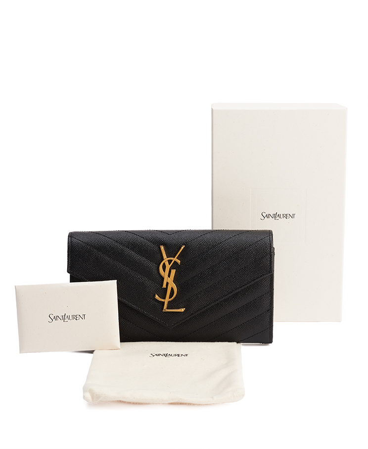 Saint Laurent Flap Wallet Large