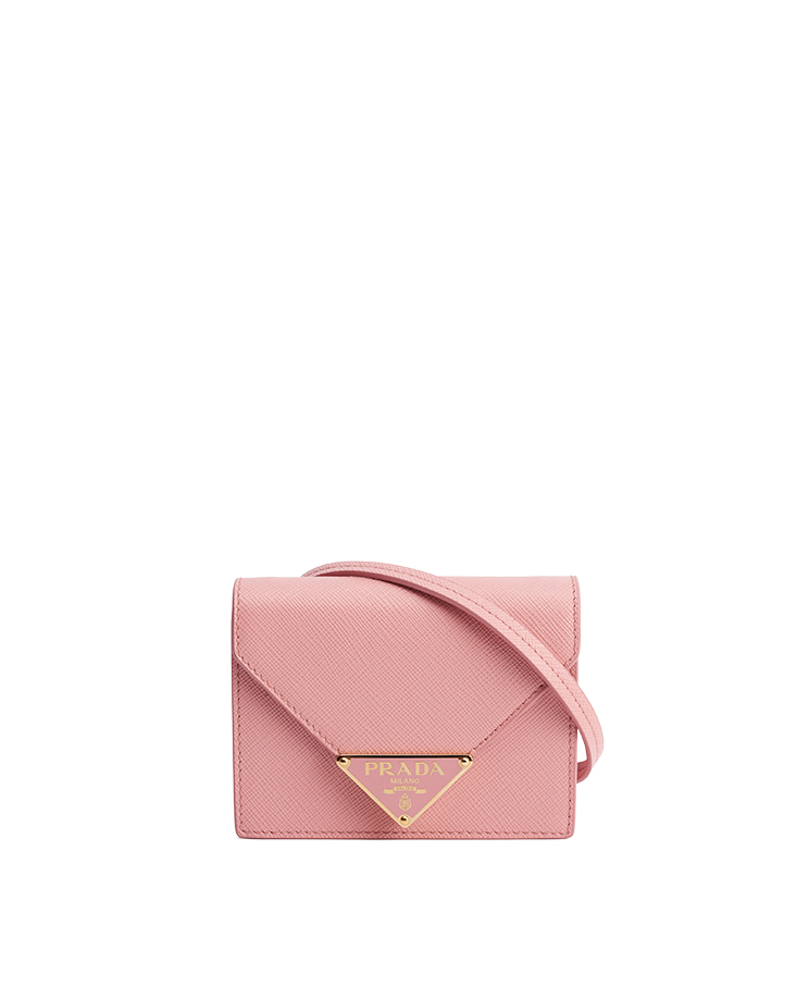 Prada Card Holder With Shoulder Strap