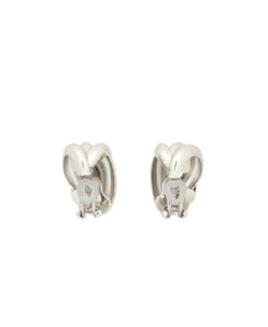 Balenciaga Saturne Twisted Clip-On Earrings