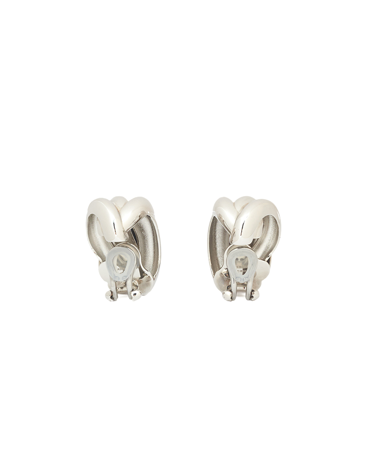 Balenciaga Saturne Twisted Clip-On Earrings