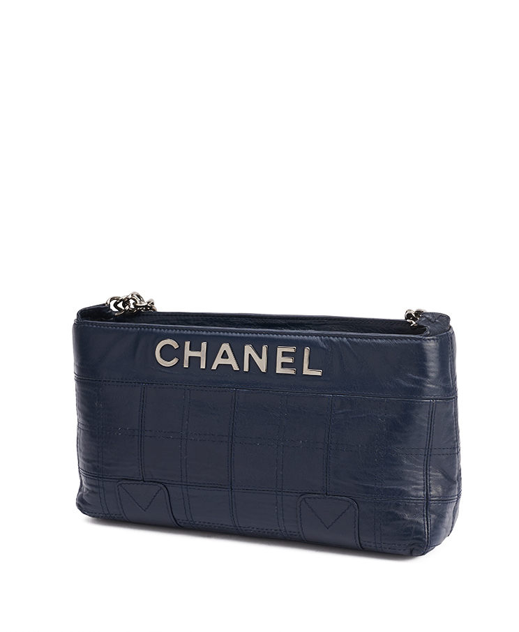 Chanel Lax Pochette Chain Shoulder Bag