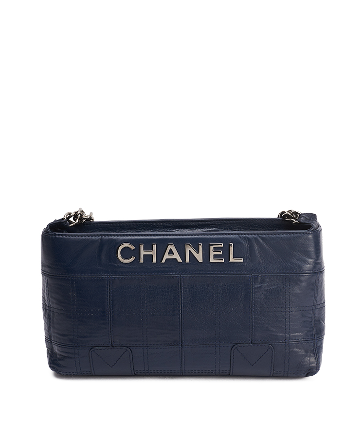 Chanel Lax Pochette Chain Shoulder Bag