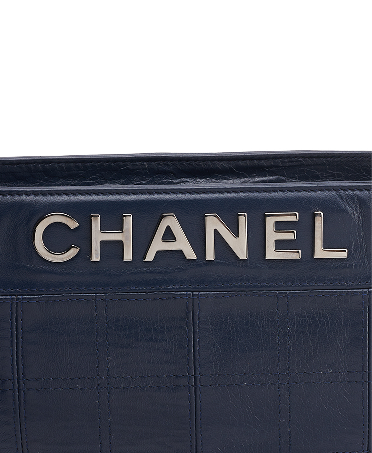 Chanel Lax Pochette Chain Shoulder Bag