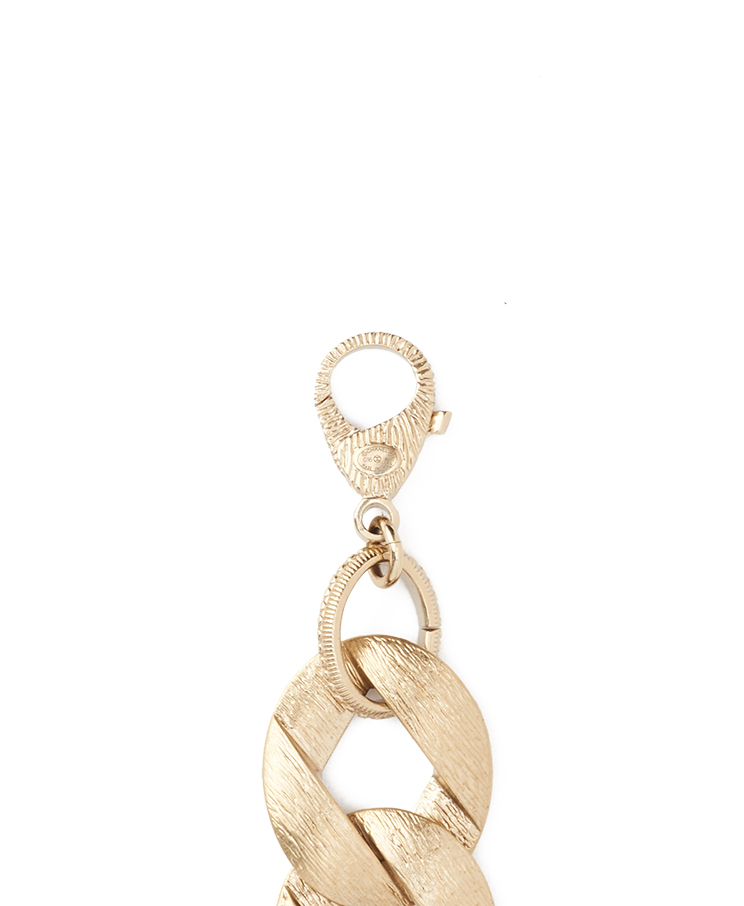 Chanel CC Heart Crystal Chain Bracelet