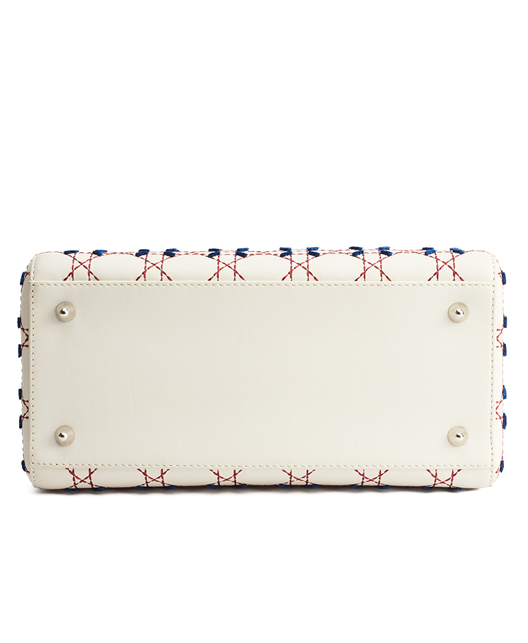 Dior Lady Dior Contrast Stitch Medium / Limited Edition