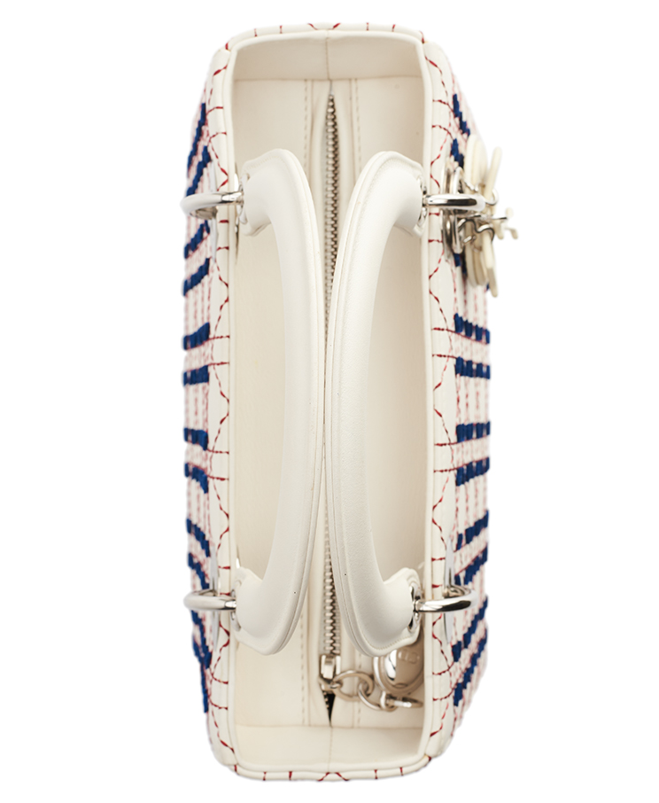 Dior Lady Dior Contrast Stitch Medium / Limited Edition