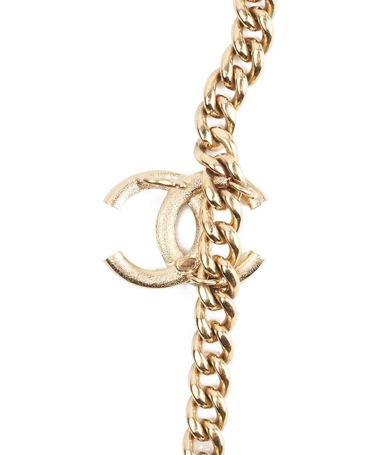 Chanel Looptie Coco Heart Necklace