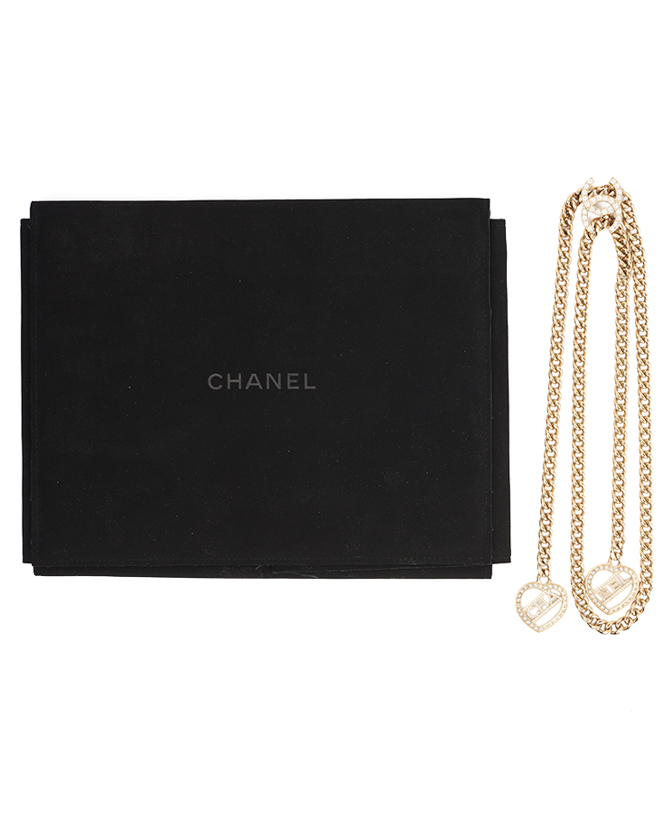 Chanel Looptie Coco Heart Necklace