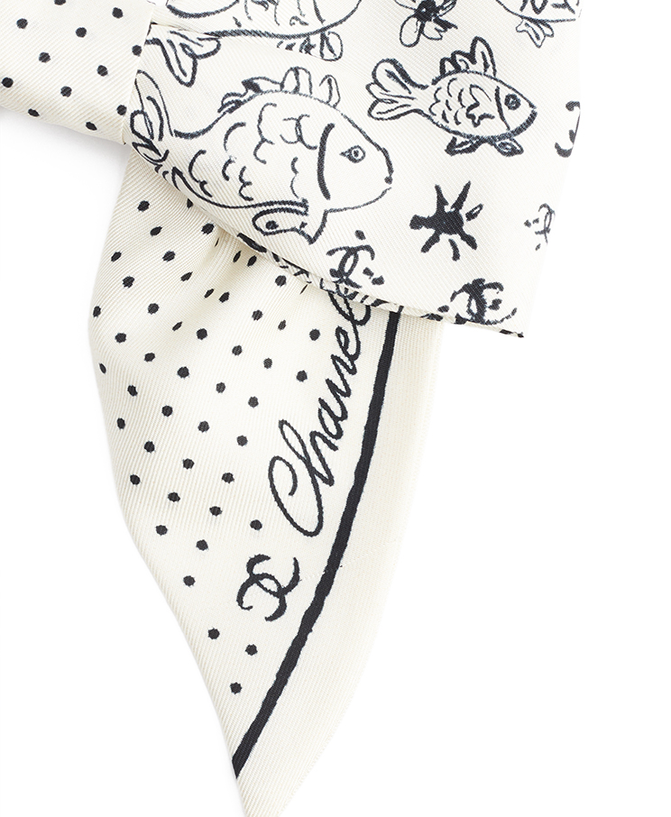Chanel Bow Barrette Hair Clip