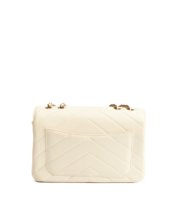 Chanel Chevron Envelope Flap Bag Small
