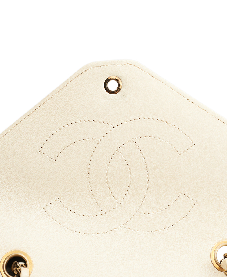 Chanel Chevron Envelope Flap Bag Small