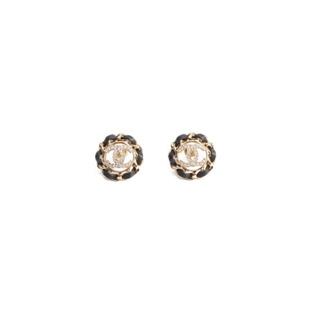 Chanel СС Crystal Chain Earrings
