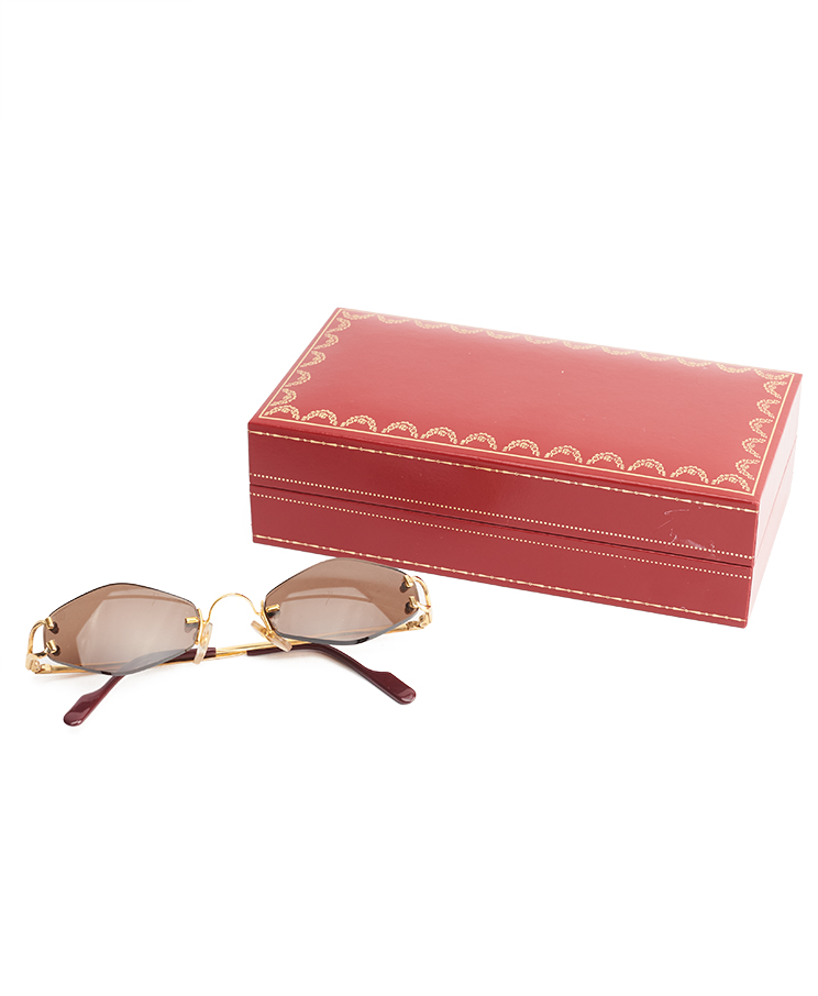 Cartier 'Soho' Rimless Vintage
