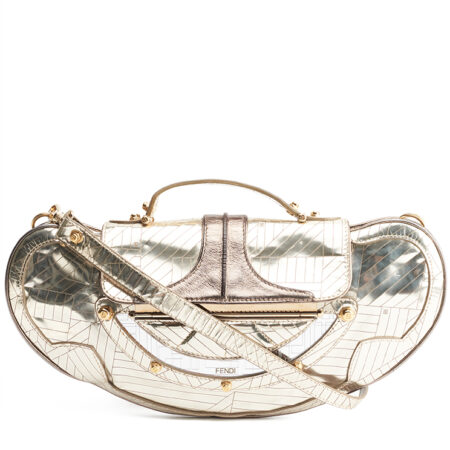 Fendi Vanity Mirrored Clutch Bag