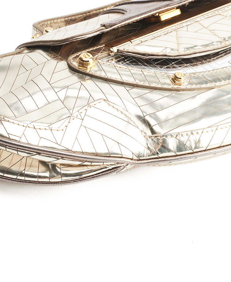 Fendi Vanity Mirrored Clutch Bag