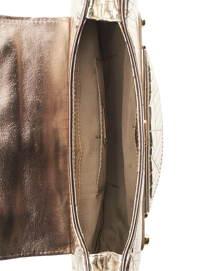 Fendi Vanity Mirrored Clutch Bag