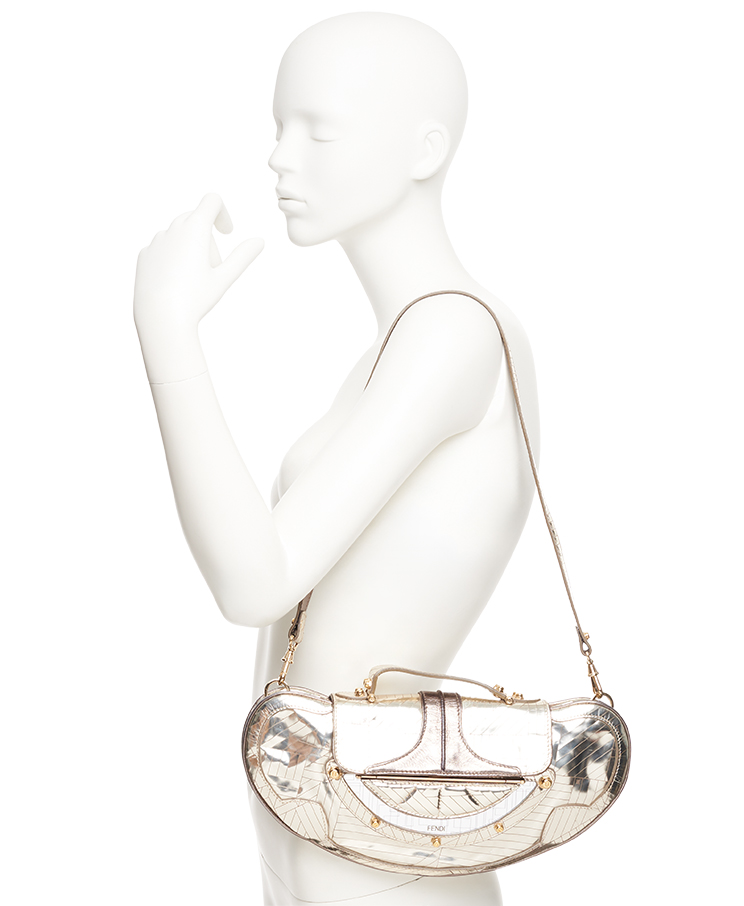 Fendi Vanity Mirrored Clutch Bag