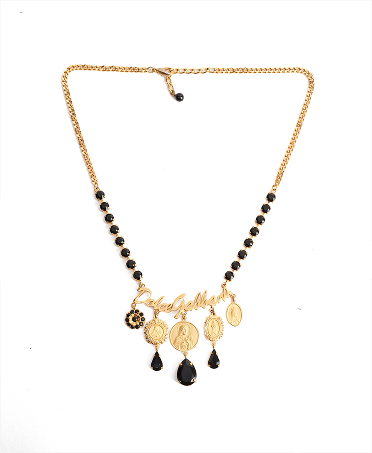 Dolce & Gabbana Votive-Motif Medallion Necklace