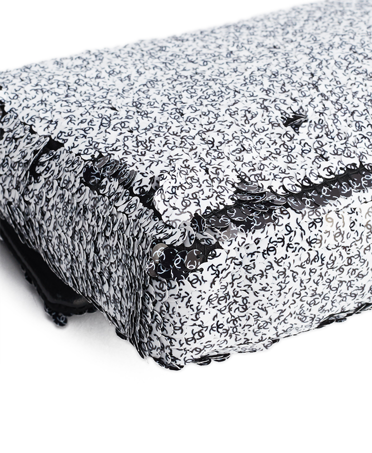 Chanel СС Sequin East West Flap Medium