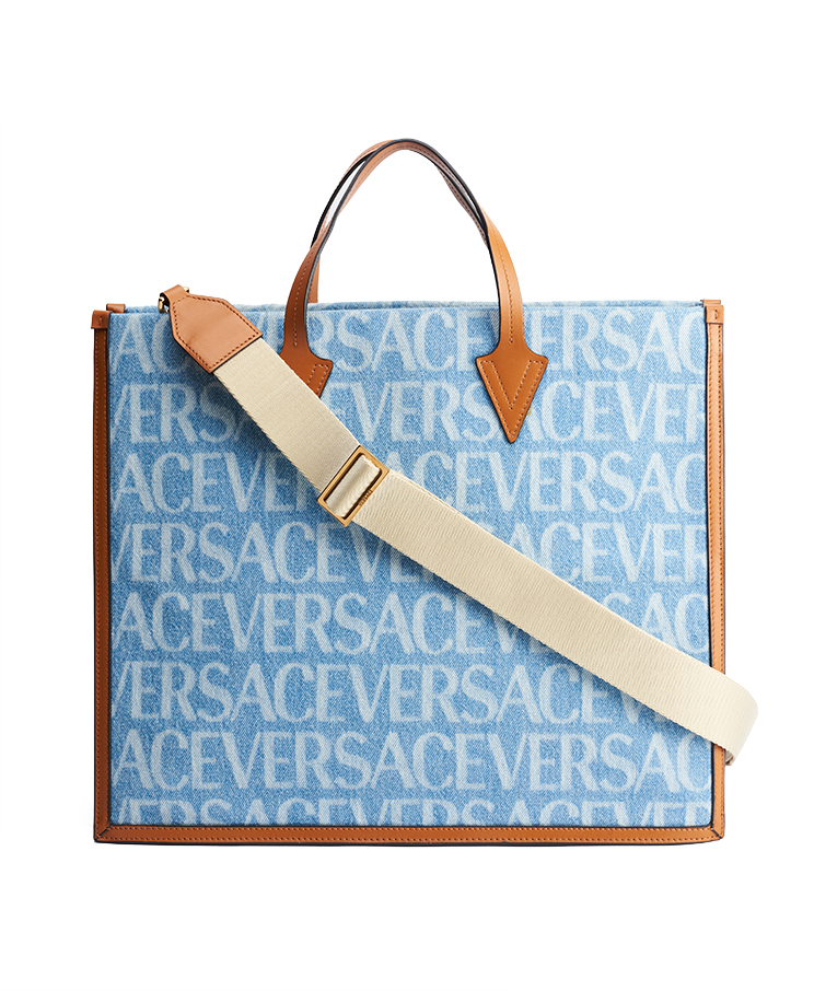 Versace Allover Tote Bag