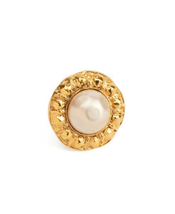 Chanel Vintage Pearl Clip On Earrings