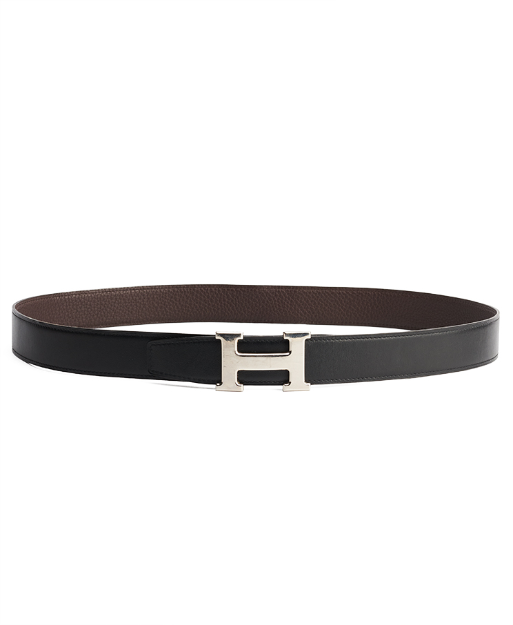 Hermes Constance H Buckle Reversible Belt
