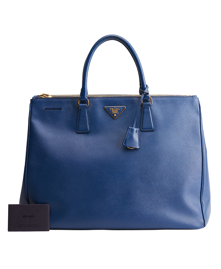 Prada Galleria Double Zip Tote XL