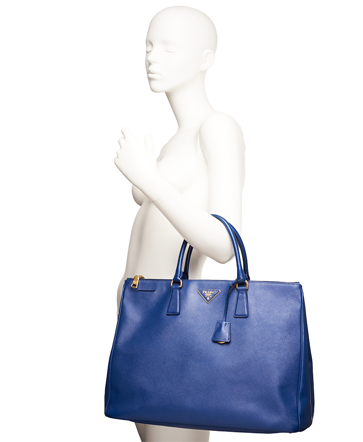 Prada Galleria Double Zip Tote XL