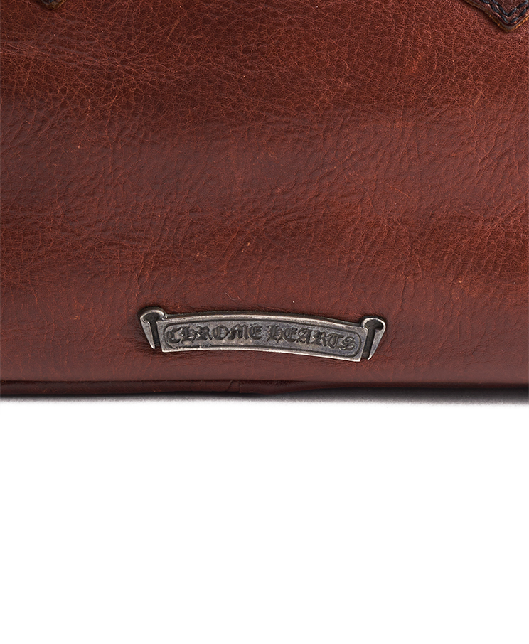 Chrome Hearts Cemetery Cross Patch Bowling Bag