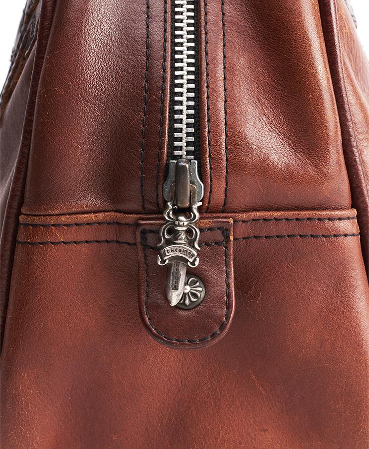 Chrome Hearts Cemetery Cross Patch Bowling Bag