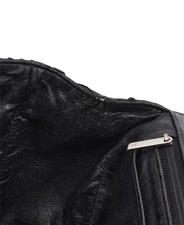Chanel Classic Single Flap Jumbo Python