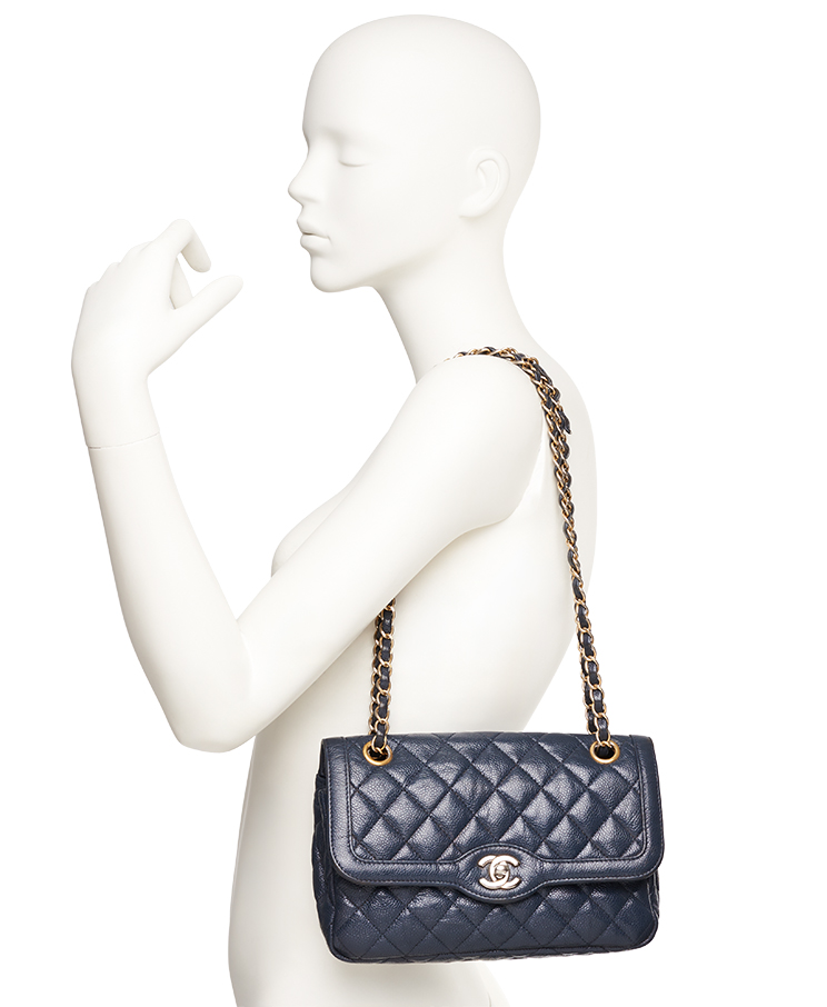 Chanel Two-Tone Day Flap Bag Small