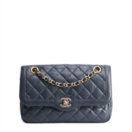Chanel Two-Tone Day Flap Bag Small