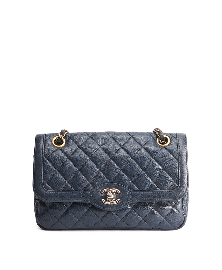 Chanel Two-Tone Day Flap Bag Small