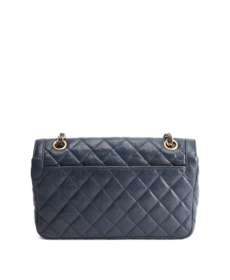Chanel Two-Tone Day Flap Bag Small
